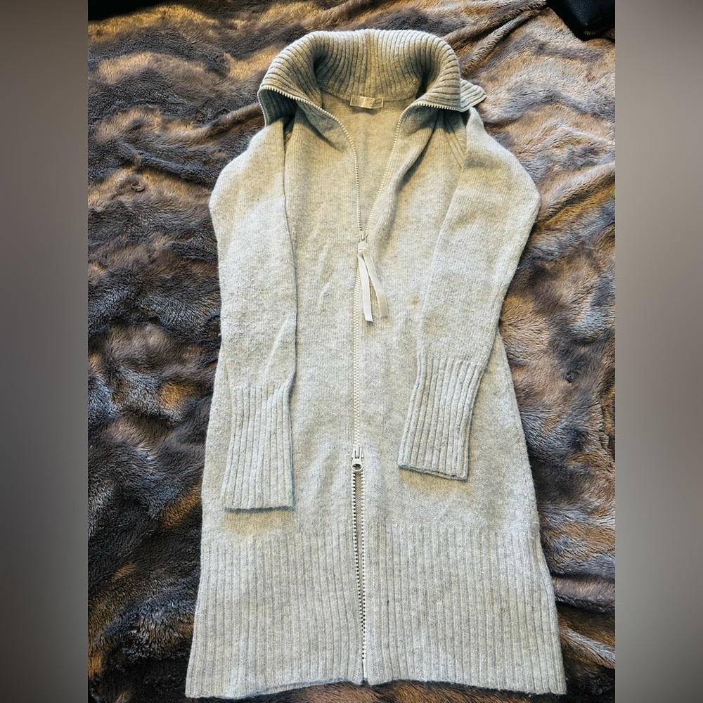Old Navy Heather Gray Sweater Jacket